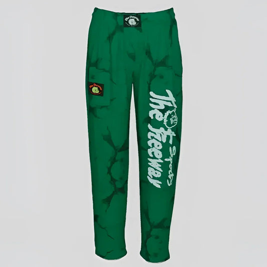 Trainingshose Bodybuilding Unisex - Marmoriertes Grün - Art.252 - S / Grün - Trainingshose Bodybuilding Unisex